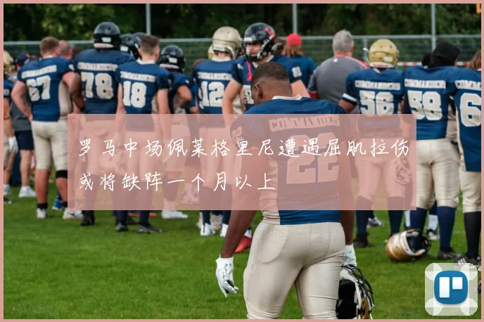 罗马中场佩莱格里尼遭遇屈肌拉伤或将缺阵一个月以上